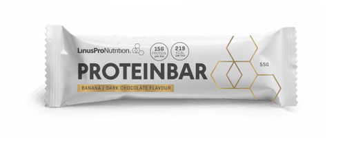 PROTEINBAR MED BANAN OG CHOKOLADE